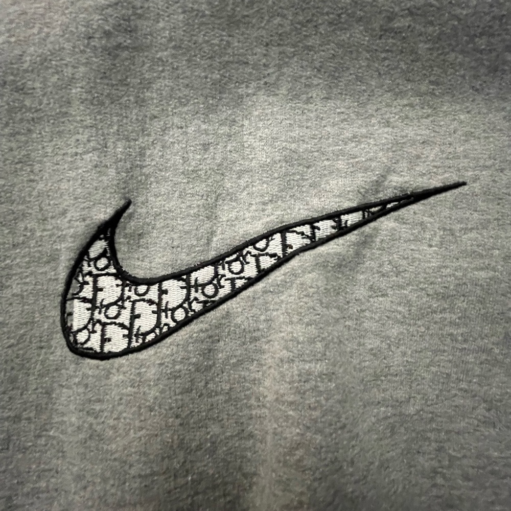 Custom made Dior x Nike retro sweatshirt